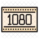 1080 Resolution 1080 Quality Resolution Icon