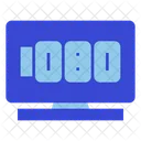 1080p-Fernseher  Symbol