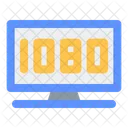 1080p-Fernseher  Symbol