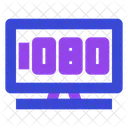 1080p television  Icon