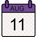 11 August Month August Icon