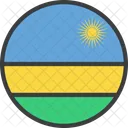 Ruanda Africano Pais Icono