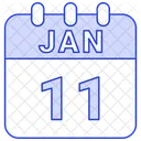 11 de enero  Icono