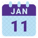 11 de enero  Icono