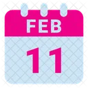 11 de febrero  Icono