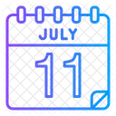 11 de julho  Ícone