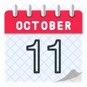 11 de octubre  Icono