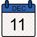 11 December December Day Icon
