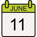 11 June Month June Icon
