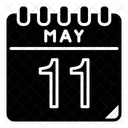 Mai 11 Mai Kalendertag Symbol
