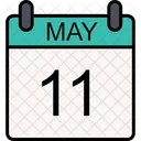11 May May 11 Bulb Icon