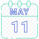 May Calendar Date Icon