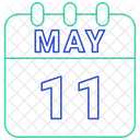 May Calendar Date Icon