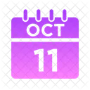 Oct Week Time Icon