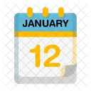 Time And Date Calendar Date Event Icône