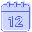 Dia Fecha Calendario Icono