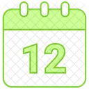 Dia Fecha Calendario Icono