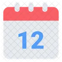 Dia Fecha Calendario Icono