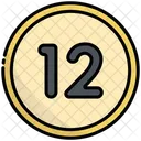 Number Count 12 Icon
