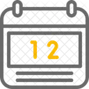 12 data  Ícone