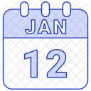 12 de enero  Icono