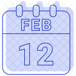 12 de febrero  Icono