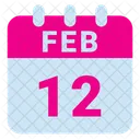 12 de febrero  Icono