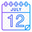 12 de julho  Ícone