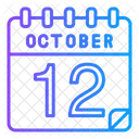 12 de octubre  Icono