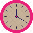 12 Heures 20 Minutes Horloge Analogique 12 Heures Delai Icon