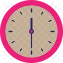 12 Heures 30 Minutes Horloge Analogique 12 Heures Delai Icon