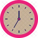 12 Heures 35 Minutes Horloge Analogique 12 Heures Delai Icon