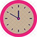 12 Heures 50 Minutes Horloge Analogique 12 Heures Delai Icon