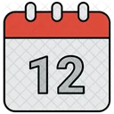 Day Date Calendar Icon