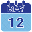 May Calendar Date Icon