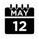 12 May May May Date Icon