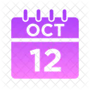 Oct Week Time Icon