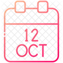 12 de octubre  Icono