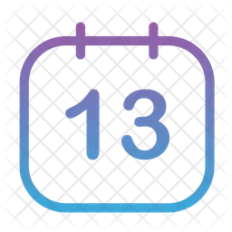 13 Date  Icon
