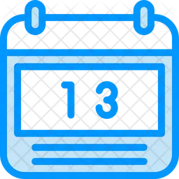 13 date  Icon