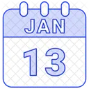 13 de enero  Icono