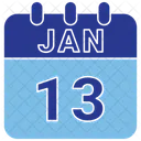 13 de enero  Icono