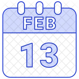 13 de febrero  Icono