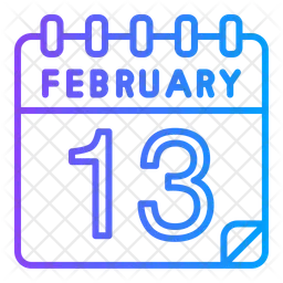 13 de febrero  Icono