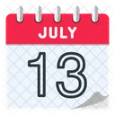 13 de julho  Ícone