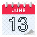 13 de junio  Icono