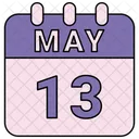 13 de mayo  Icono