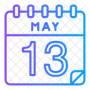 13 de mayo  Icono