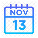 13 de noviembre  Icono