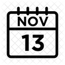 13 de noviembre  Icono